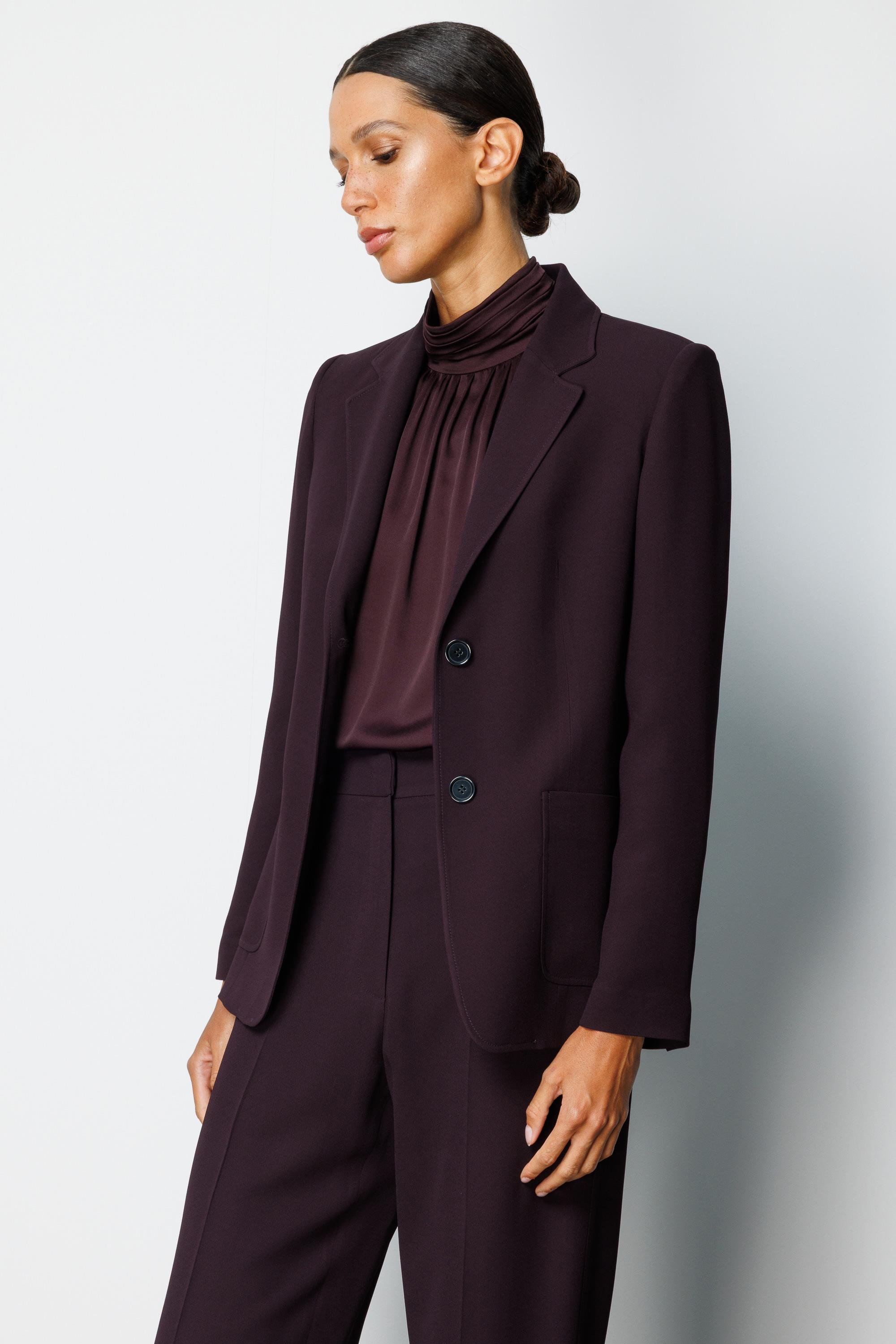 İki Dügmeli Dıştan Cepli Ceket