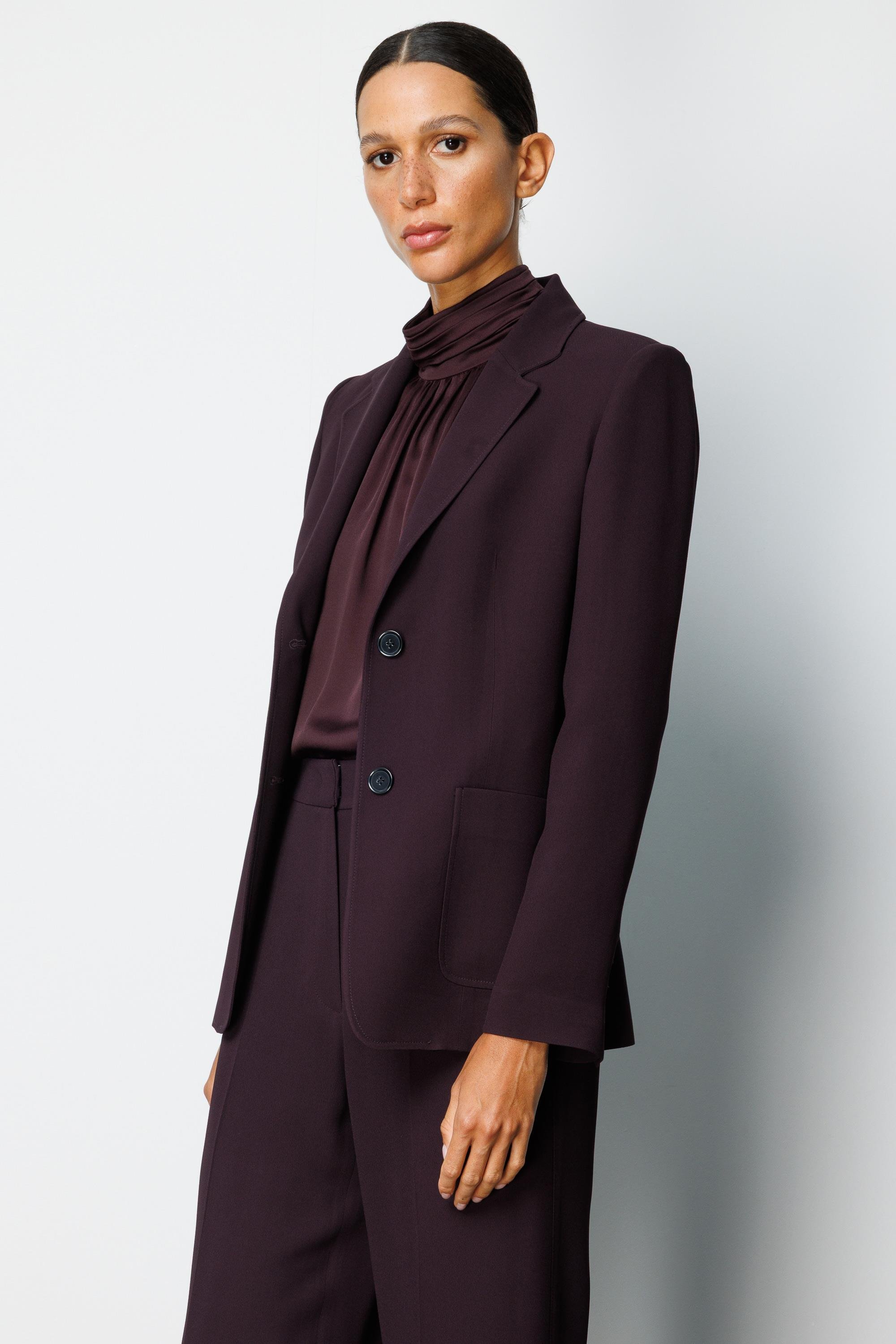 İki Dügmeli Dıştan Cepli Ceket