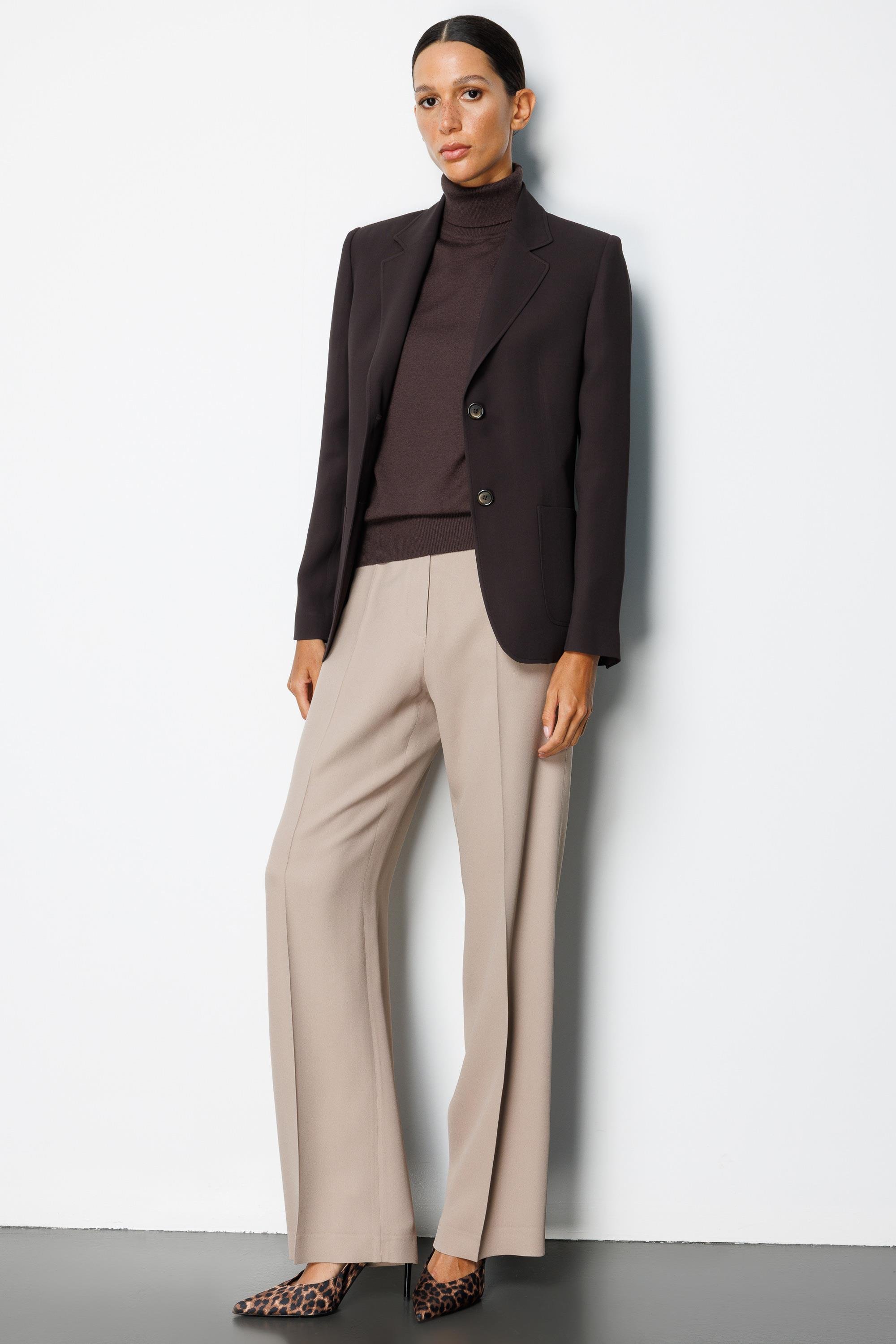 İki Dügmeli Dıştan Cepli Ceket