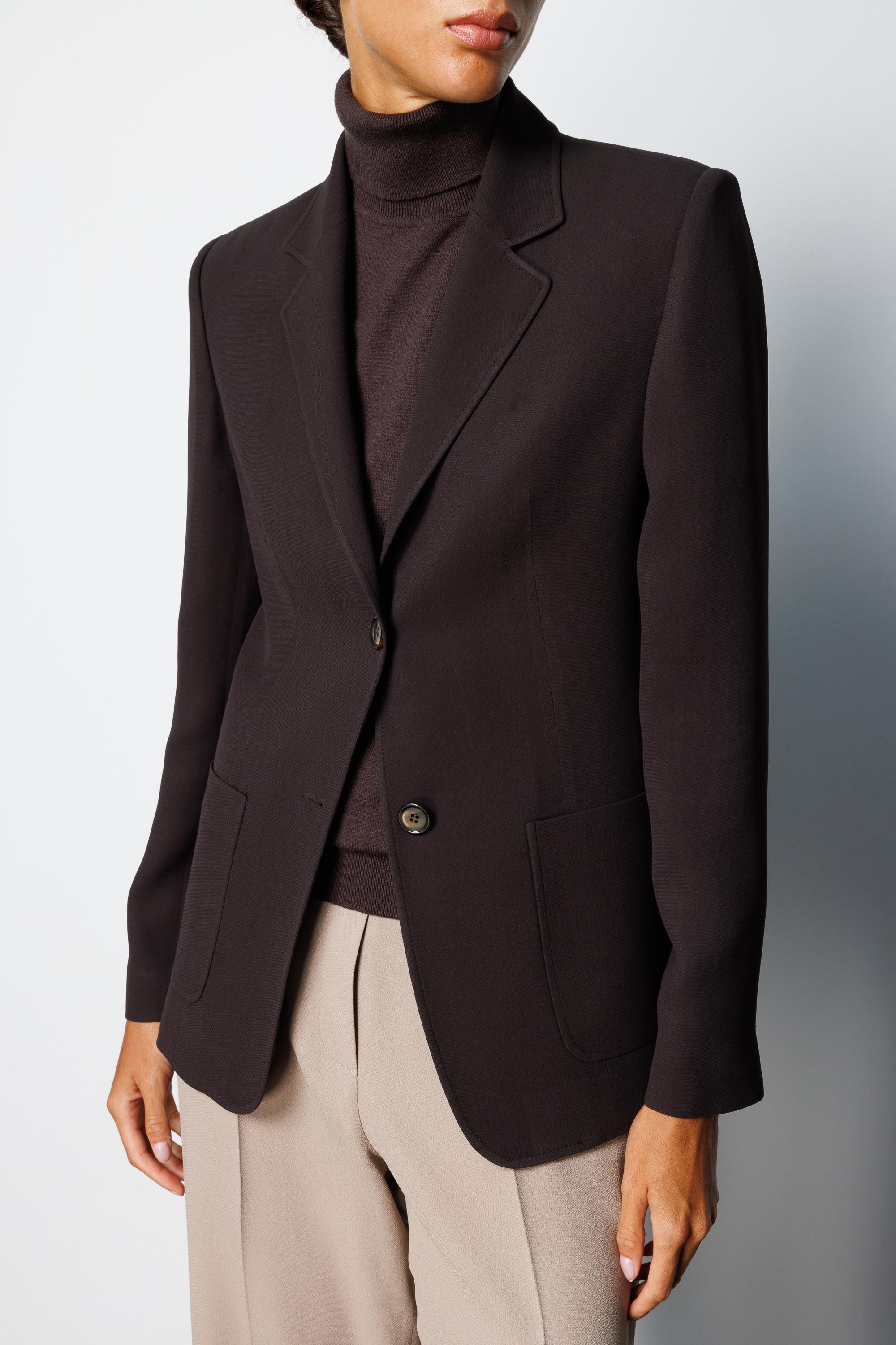 İki Dügmeli Dıştan Cepli Ceket