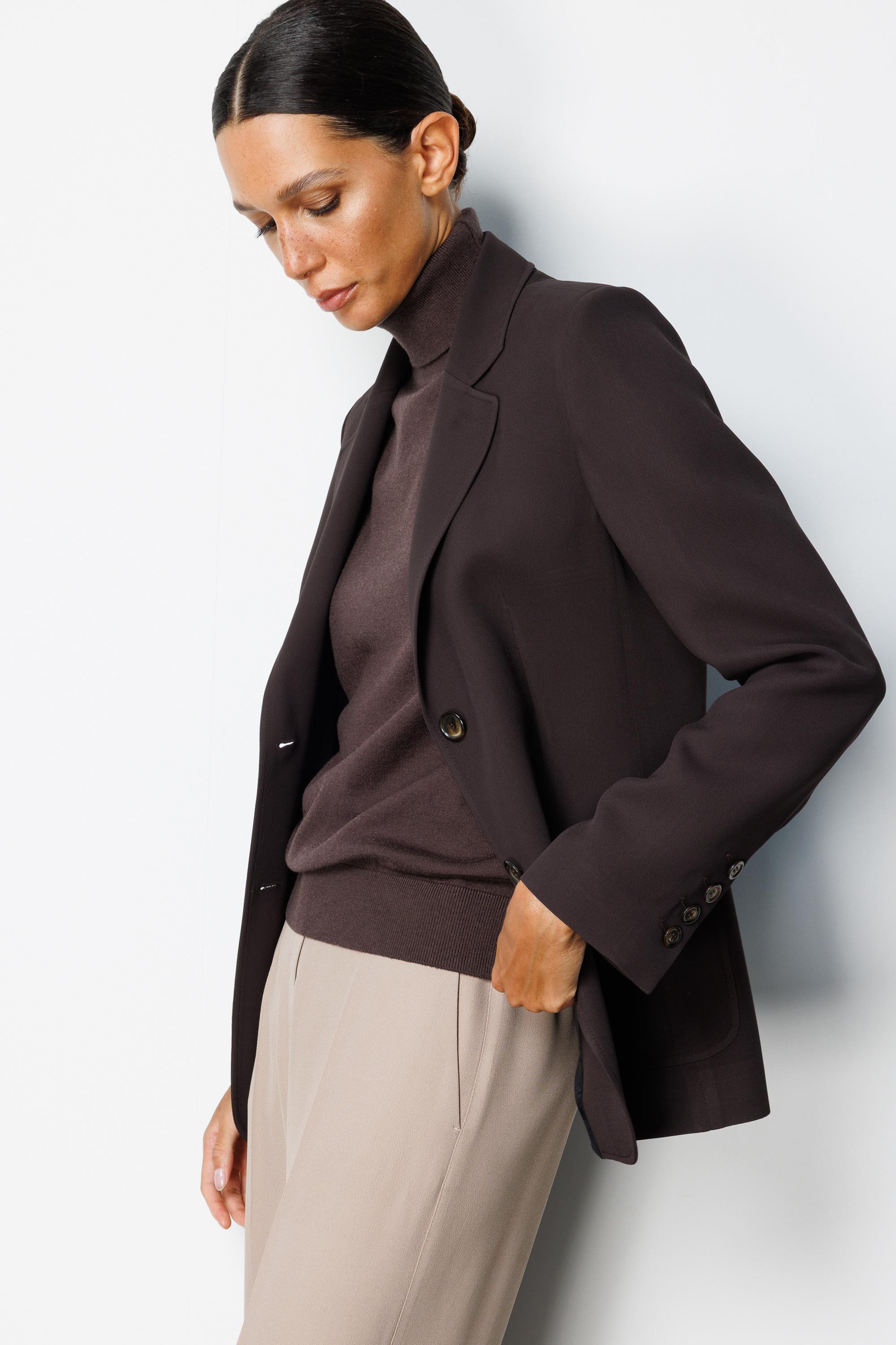 İki Dügmeli Dıştan Cepli Ceket