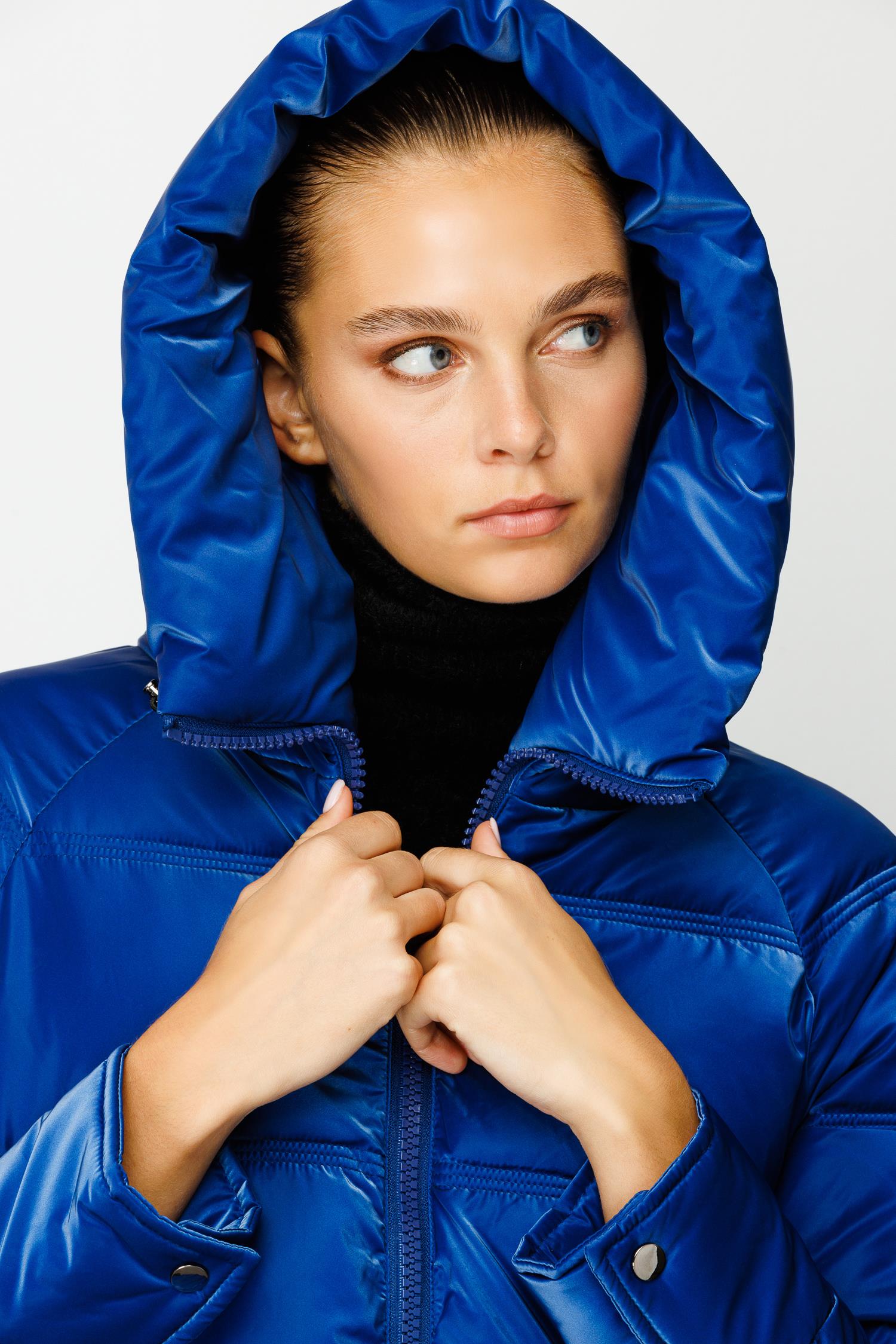 Kapüşonlu Fermuarlı Anorak