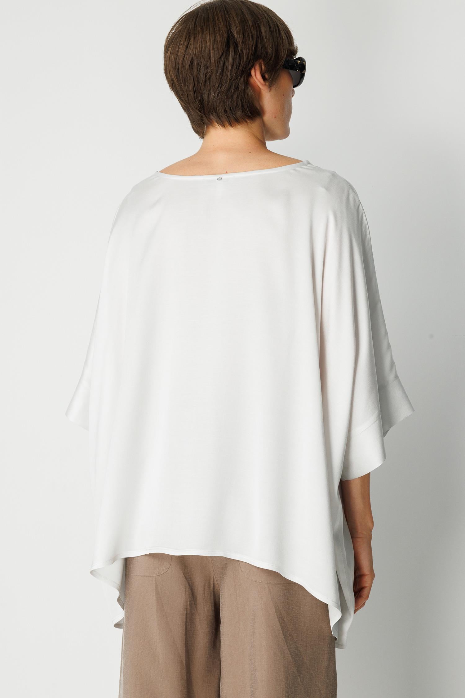 Kayık Yaka Oversize Bluz