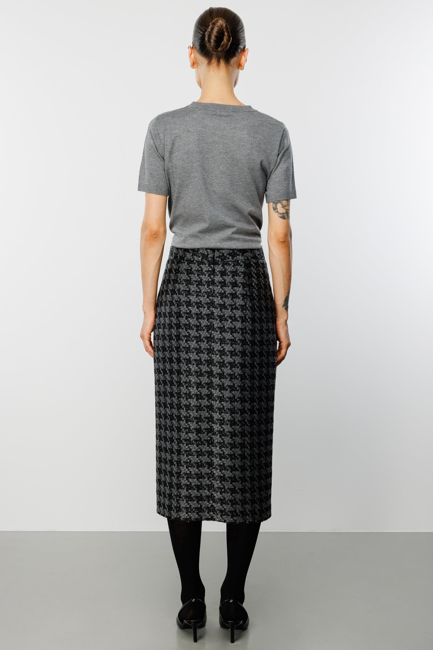 Kazayağı Midi Etek