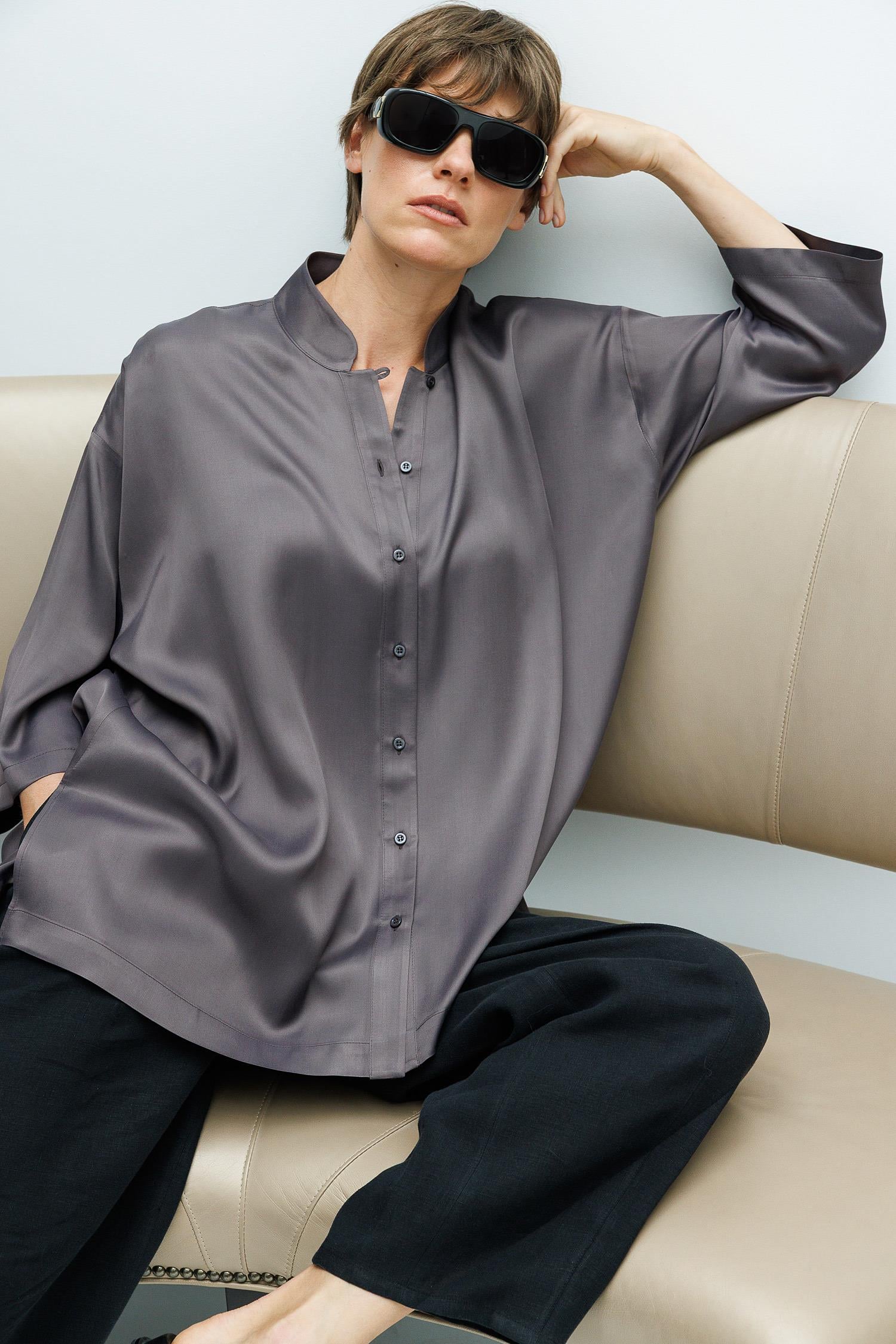 Kimono Yaka Oversize Bluz