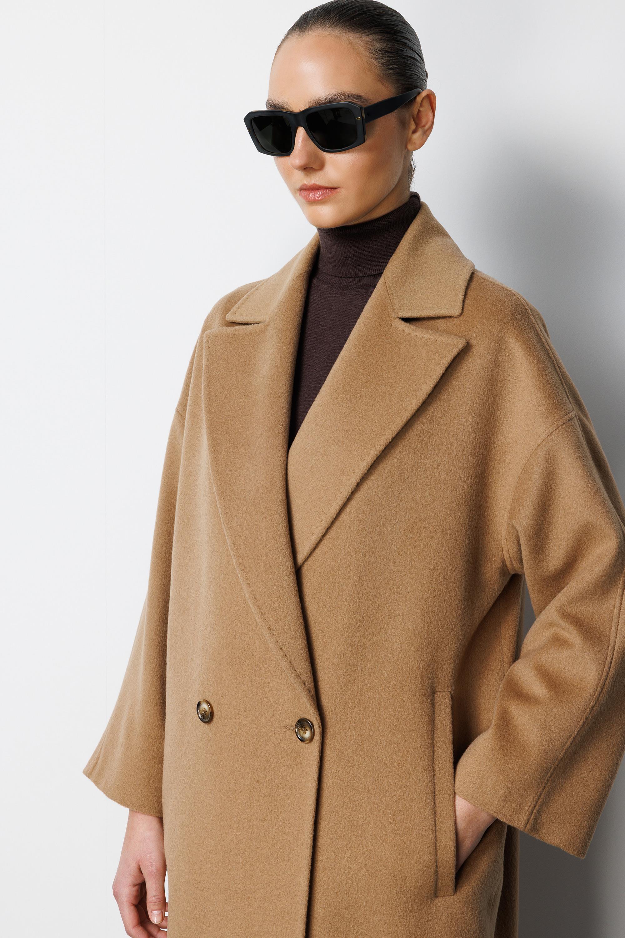 Kruvaze Kemerli Manto