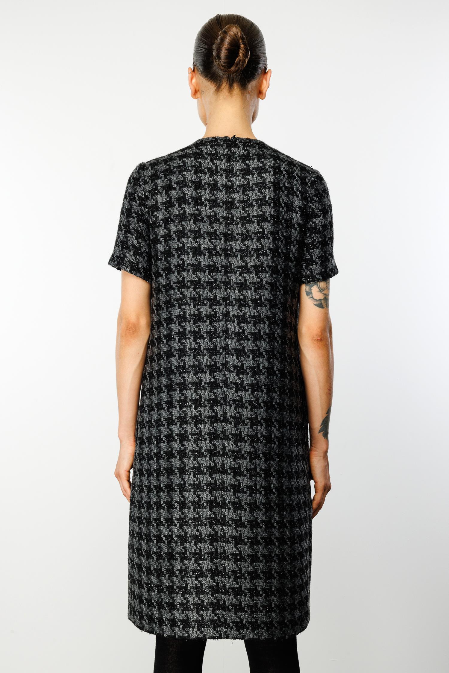 O Yaka Kazayağı Elbise