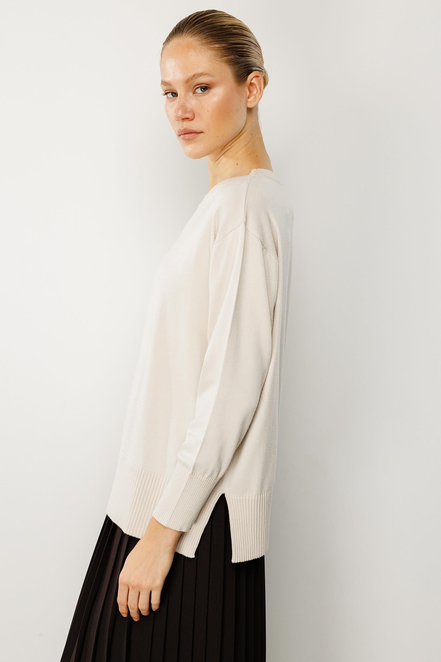O Yaka Oversize Triko