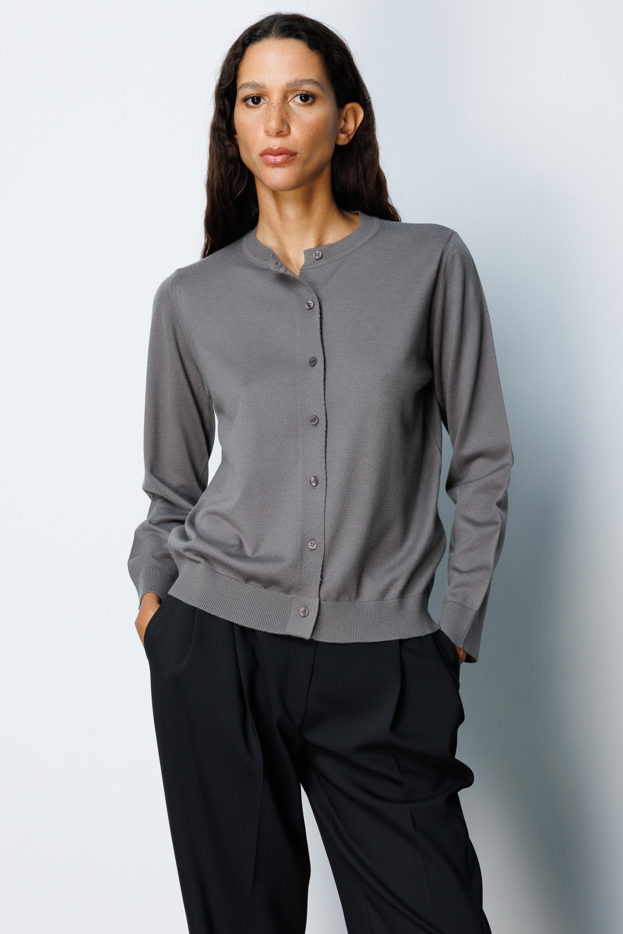 O Yaka Uzun Kol Hırka