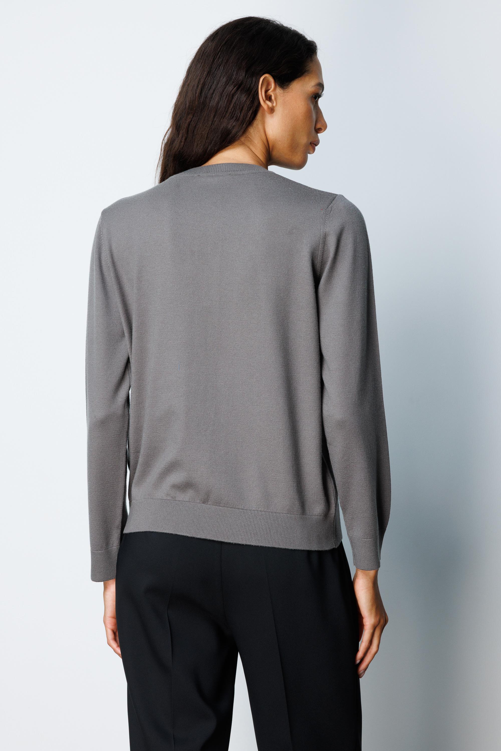 O Yaka Uzun Kol Hırka