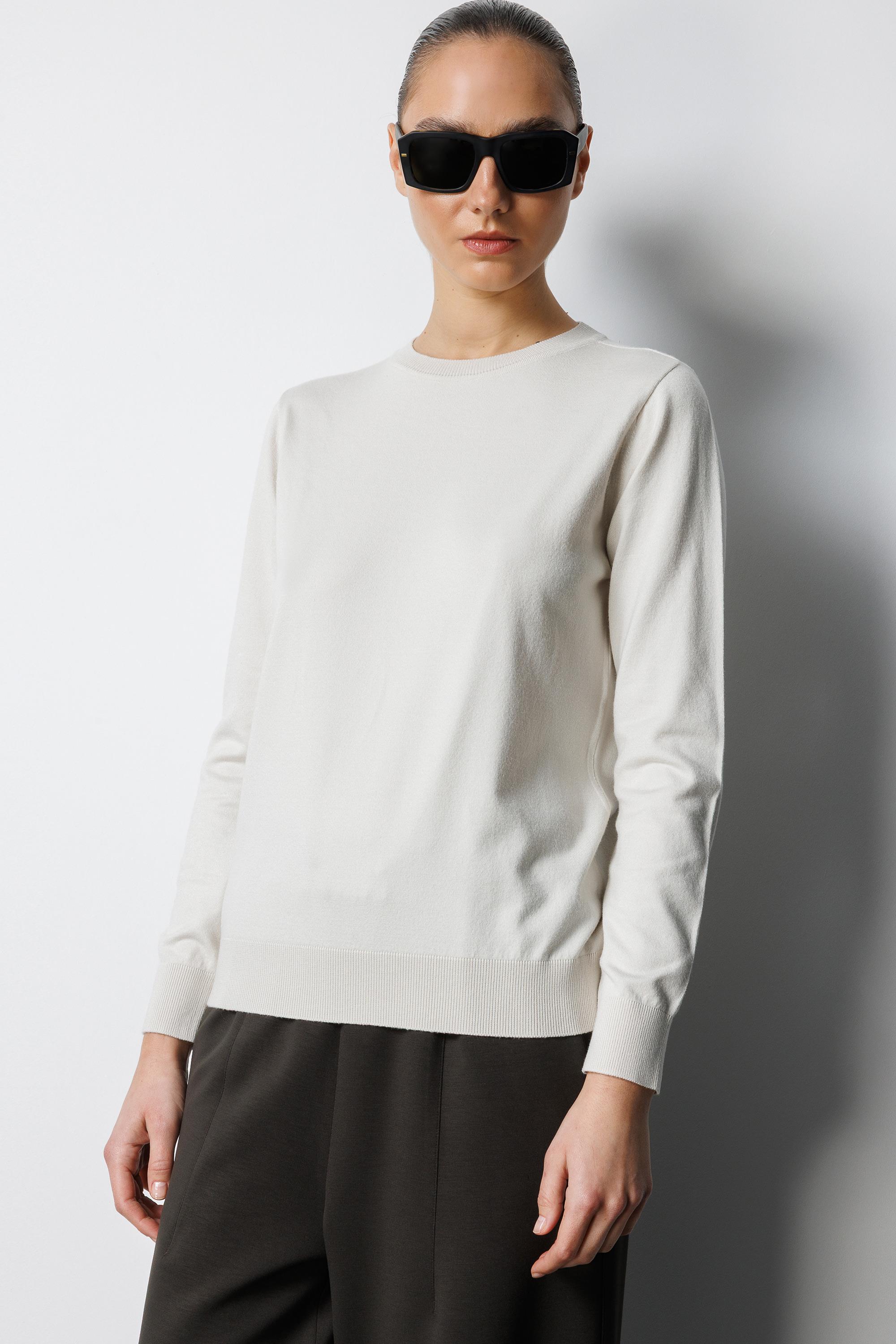 O Yaka Uzun Kol Triko