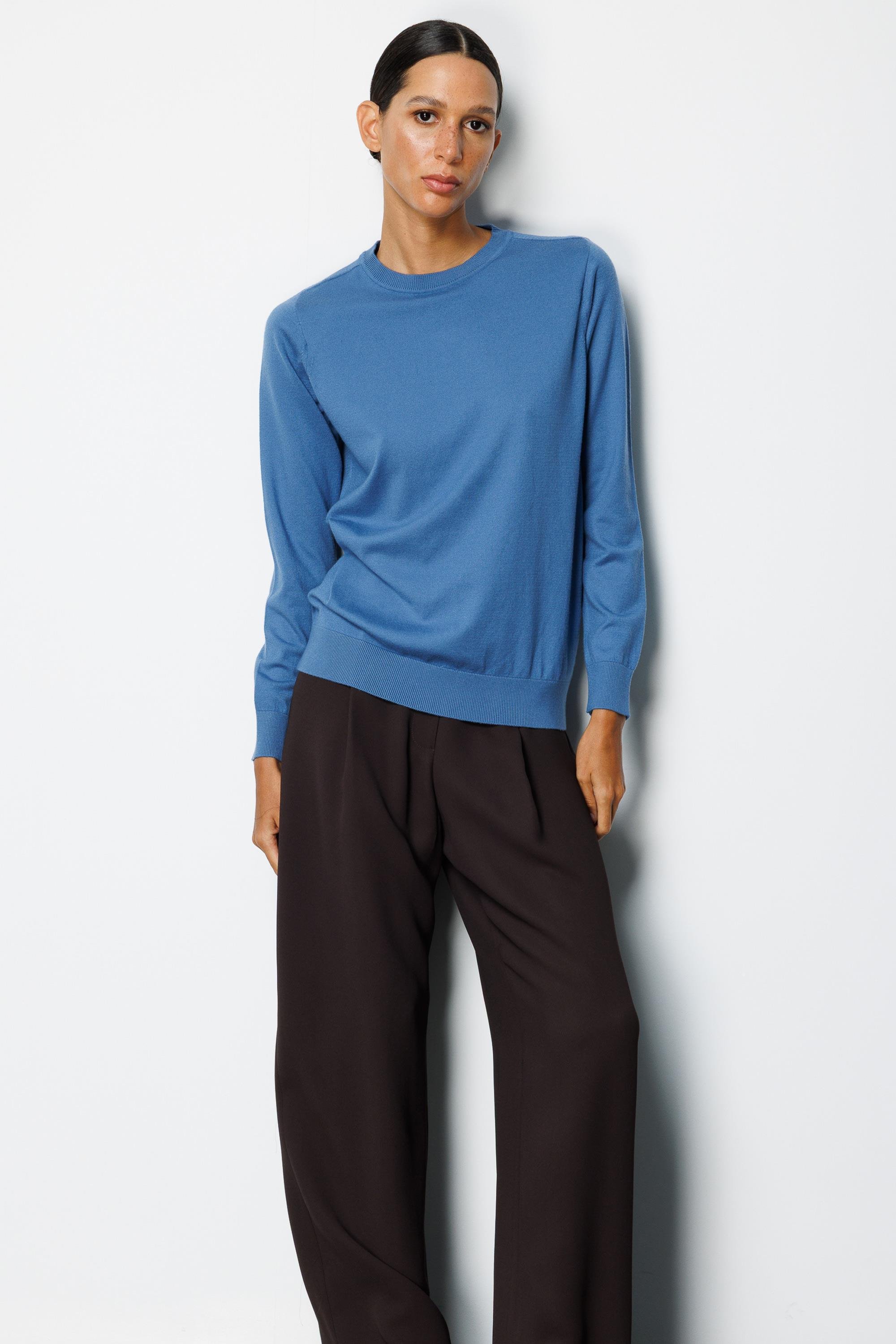 O Yaka Uzun Kol Triko