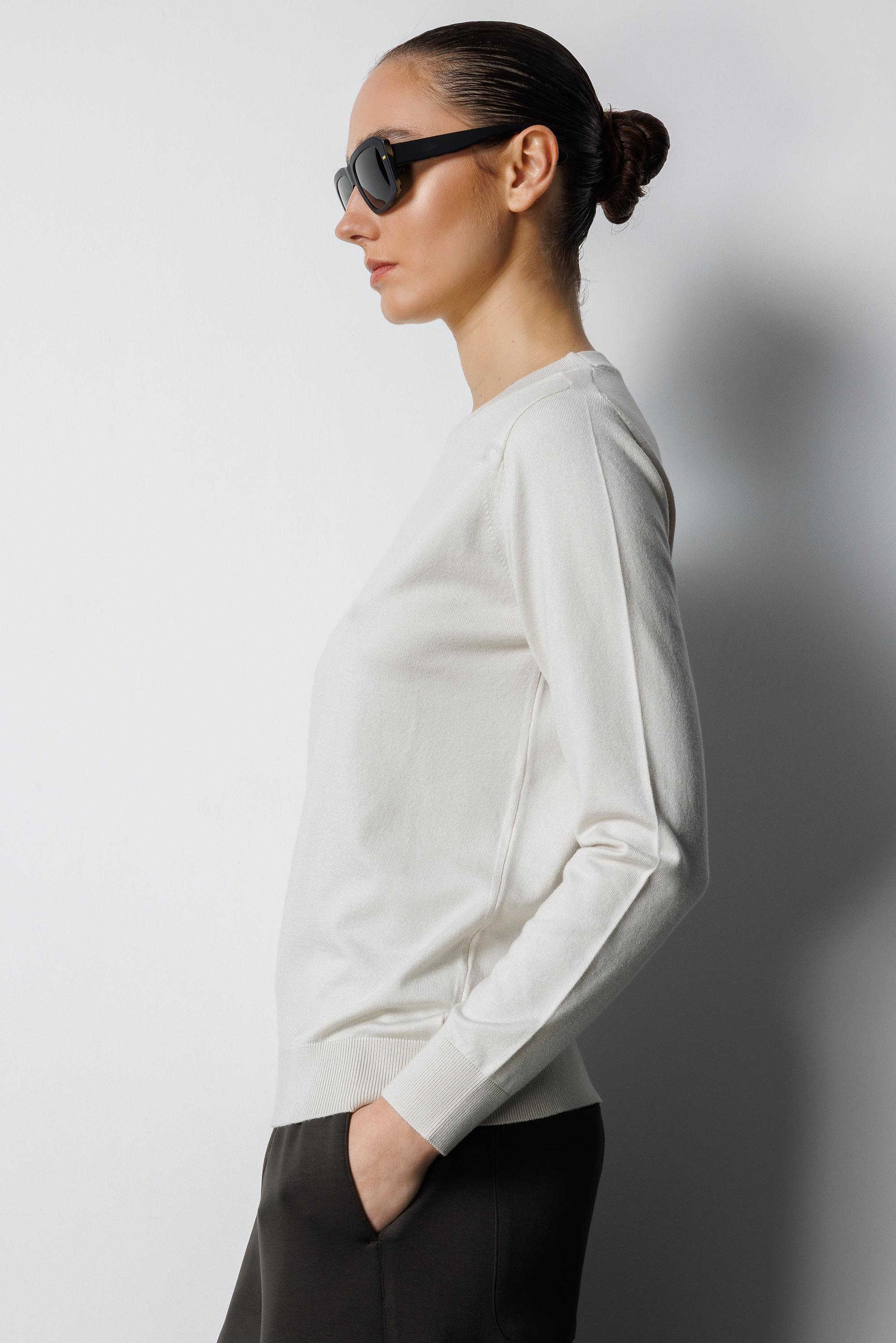 O Yaka Uzun Kol Triko