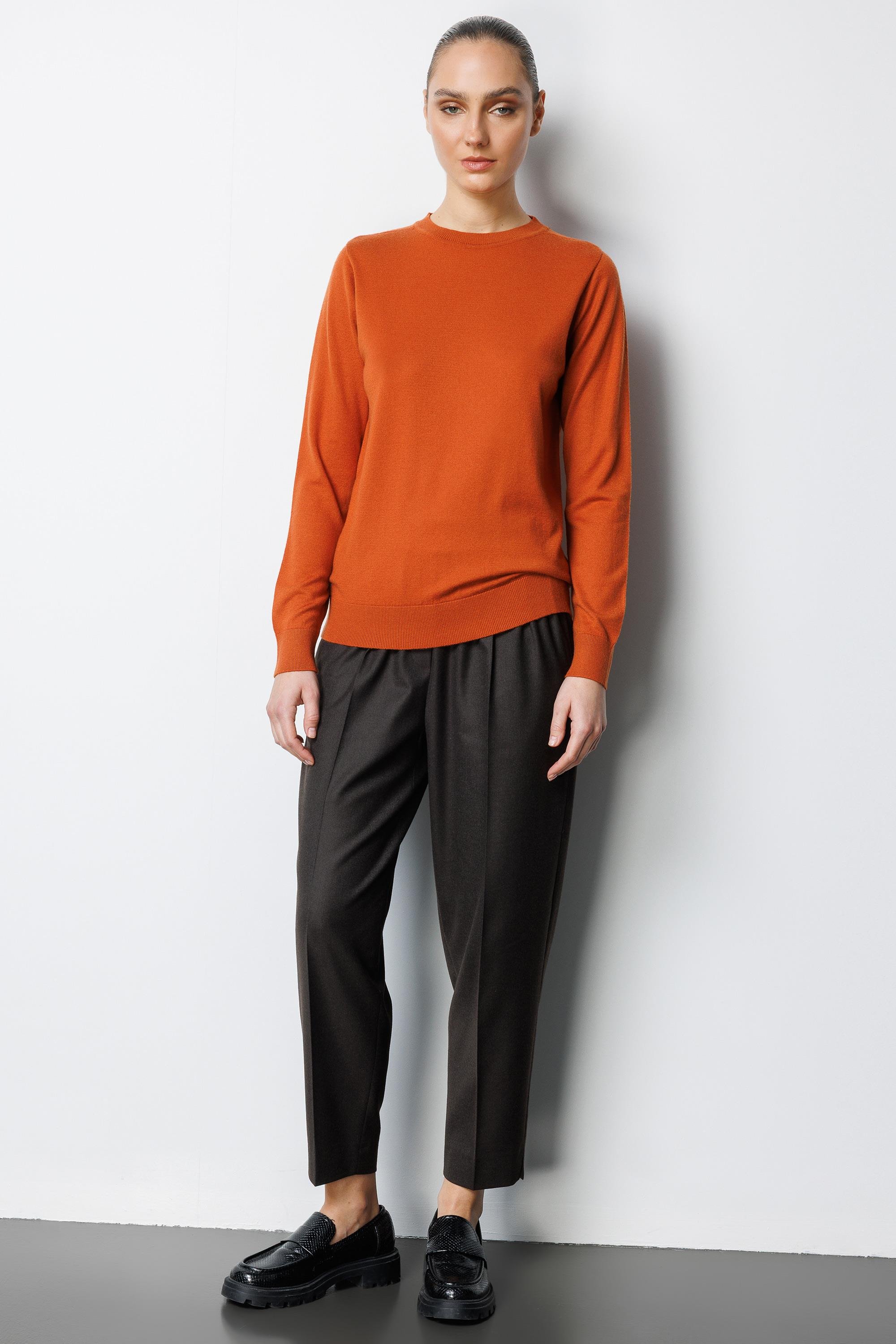 O Yaka Uzun Kol Triko