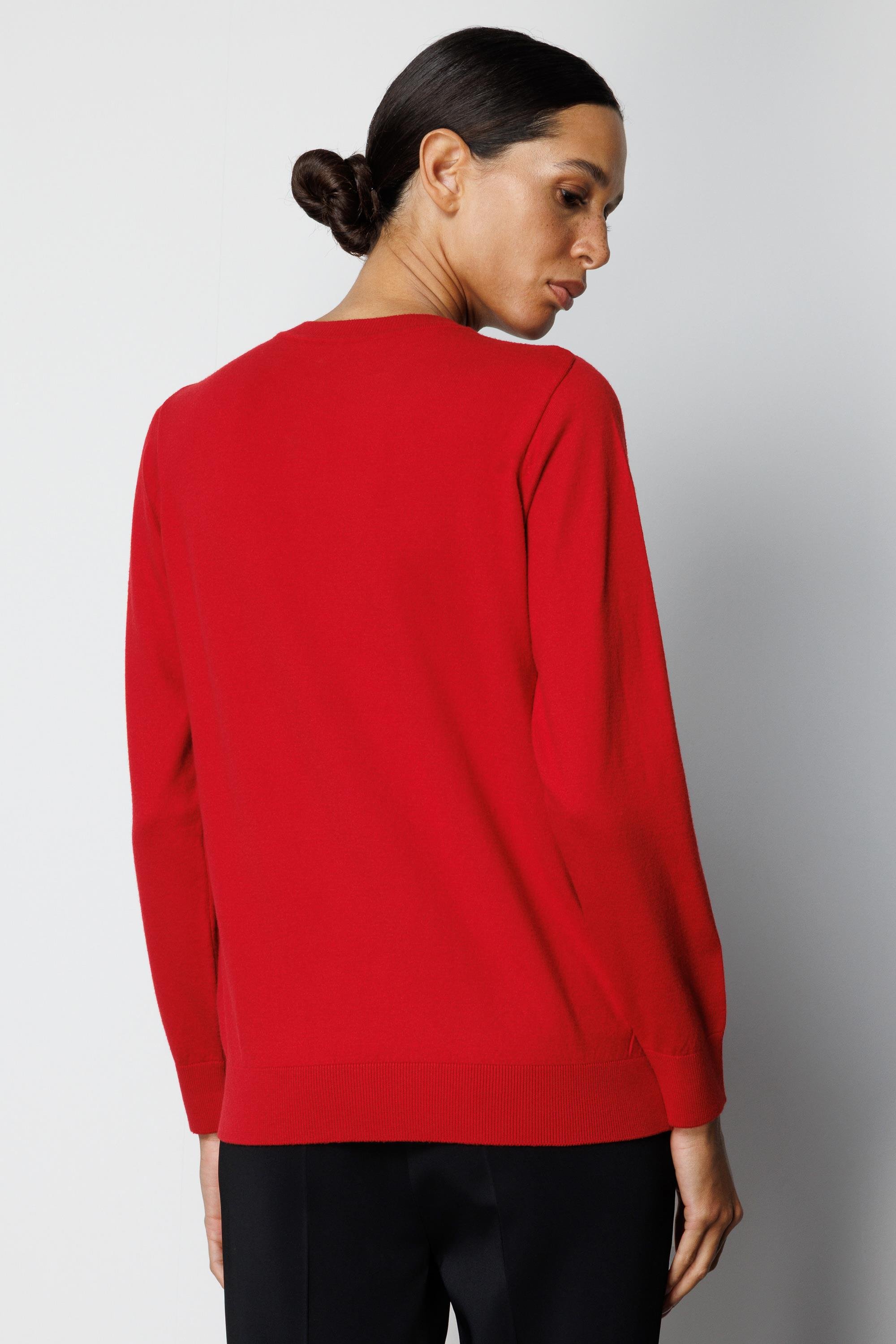 O Yaka Uzun Kol Triko