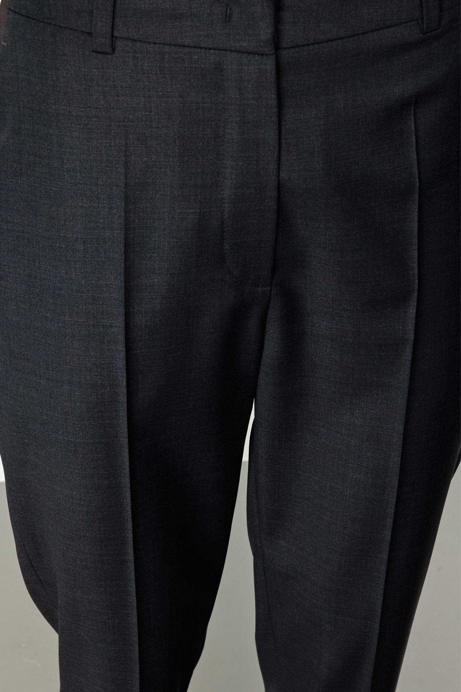 Slim Fit Cepli Yün Pantolon