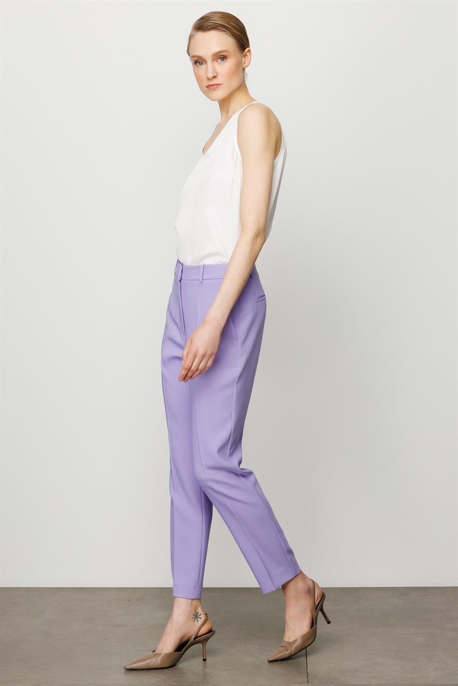Slim Paça Fleto Cepli Pantolon