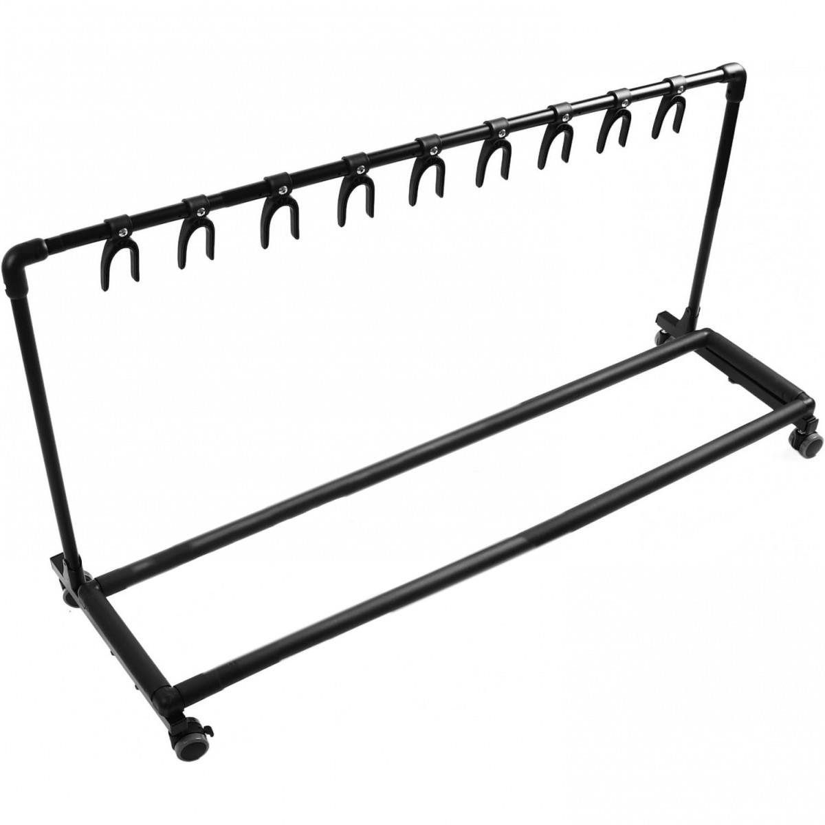 Artstand Tekerlekli Yatay Dokuzlu Gitar Standı