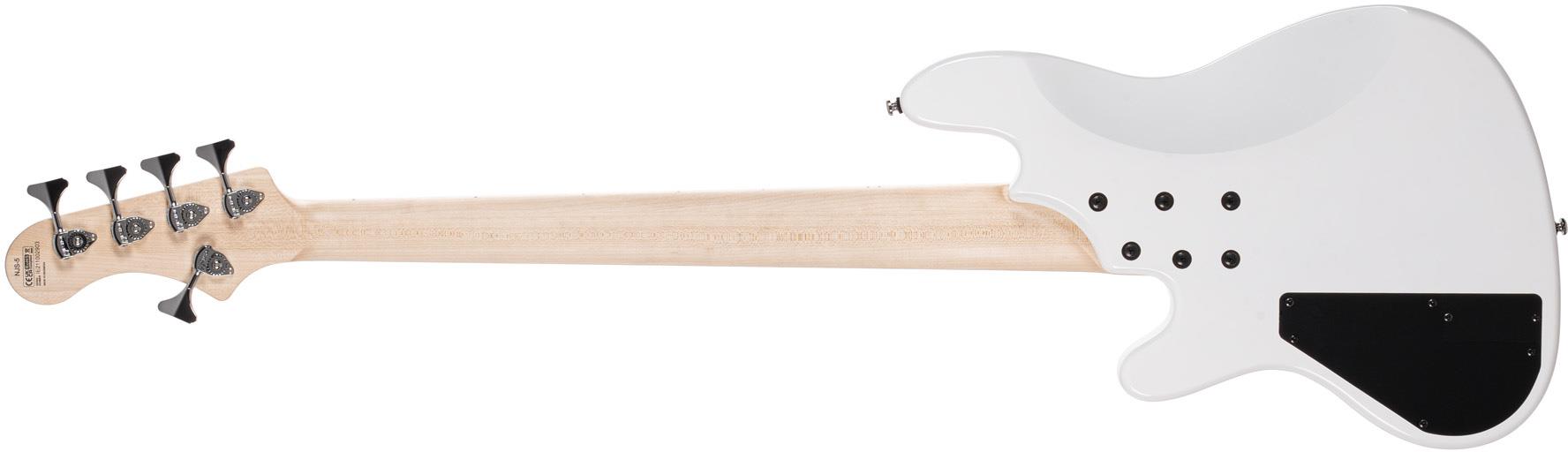 BAS GİTAR, 5 TELLİ, BEYAZ, ÇANTALI