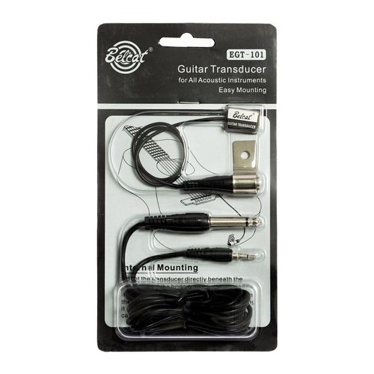 BELCAT Egt-202 2 Uçlu Yapıştırma Piezo Manyetik Sistem Ses Alıcı