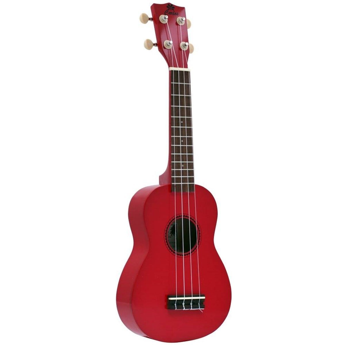 Carlos CRU50-RD Kırmızı Soprano Ukulele KILIF+PENA HEDİYE