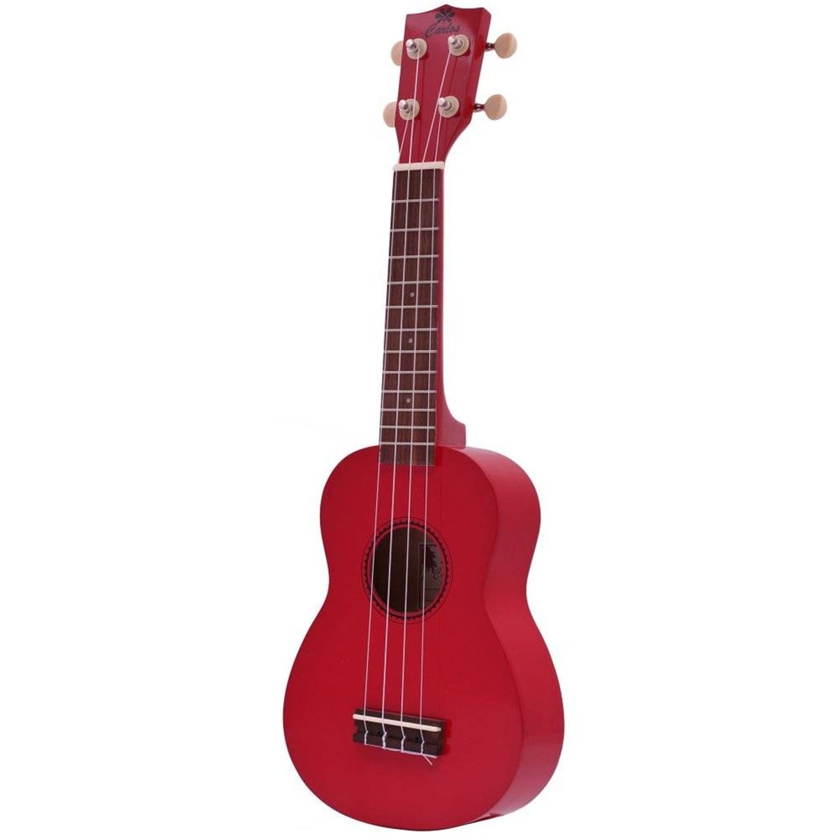Carlos CRU50-RD Kırmızı Soprano Ukulele KILIF+PENA HEDİYE