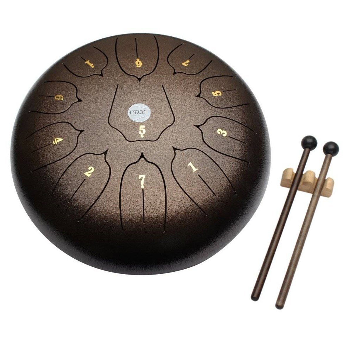 Cox Steel Tongue Drum - Kahverengi