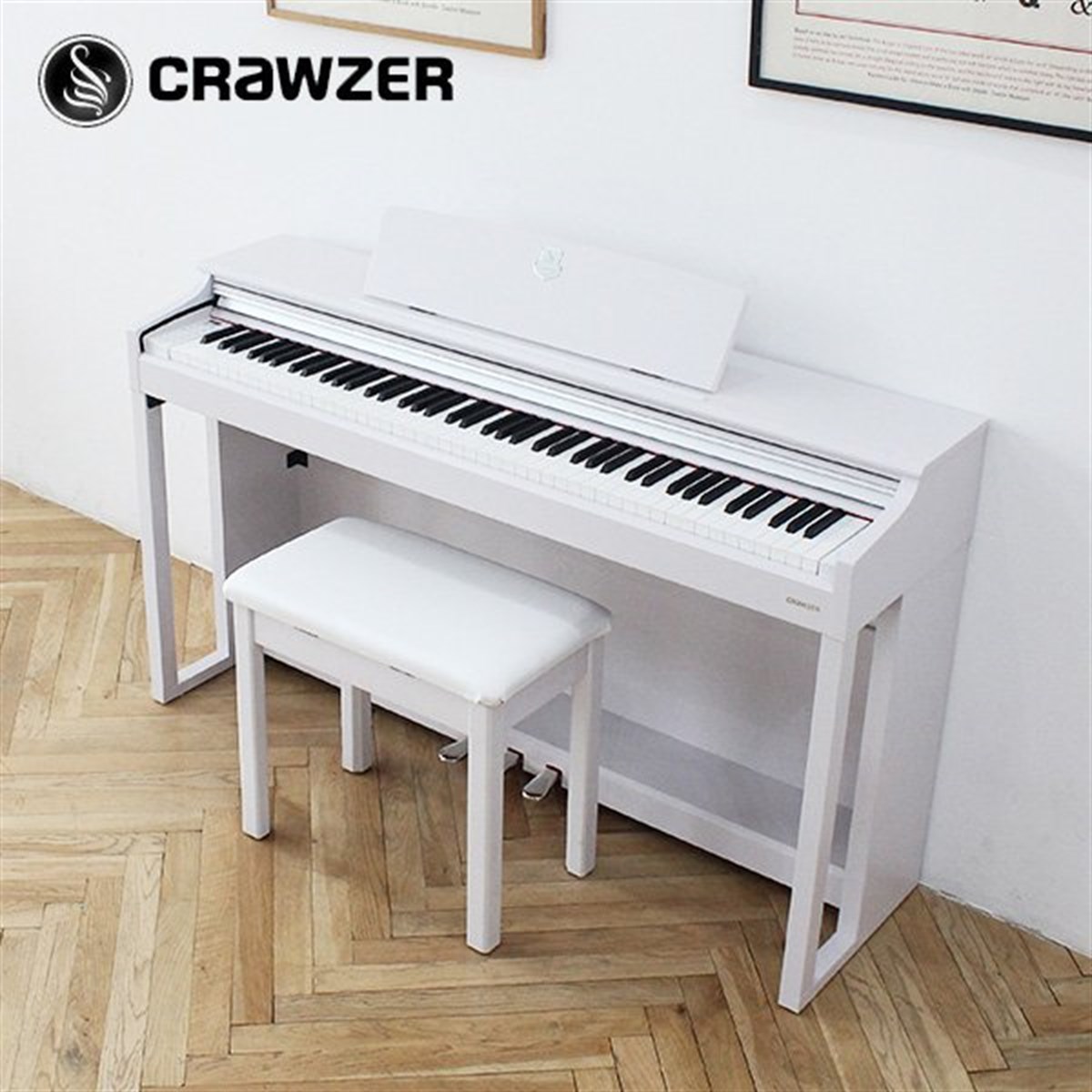 CRAWZER CX-M30S DİJİTAL PİYANO (Beyaz)