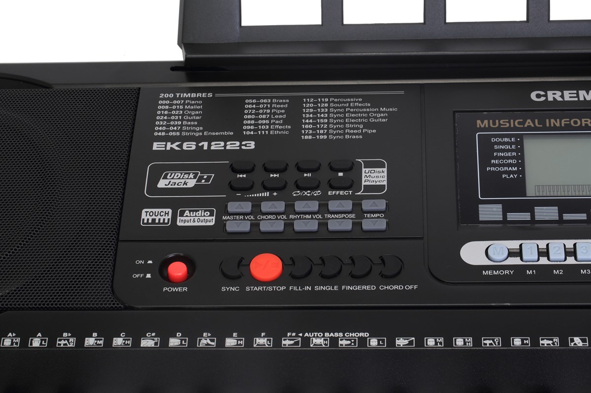 Cremonia EK61223 61 Tuşlu 5 Oktav Org