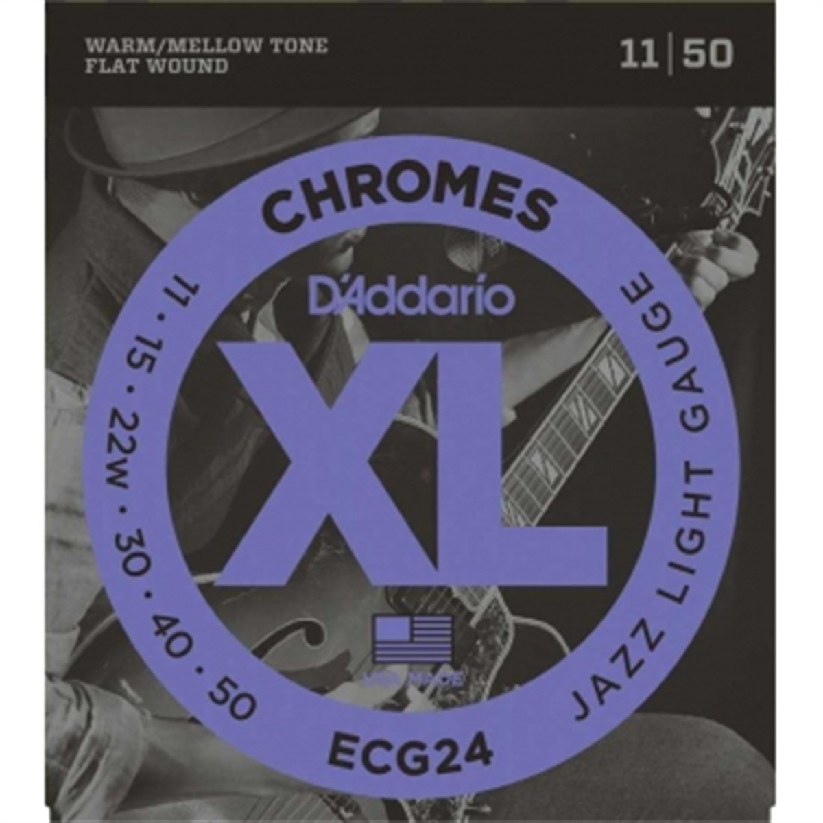 DADDARIO ECG24 ELEKTRO GİTAR TELİ, CHROMES, 11-50
