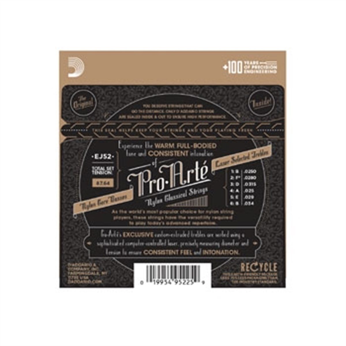 DADDARIO EJ52 KLASİK GİTAR TEL SETİ