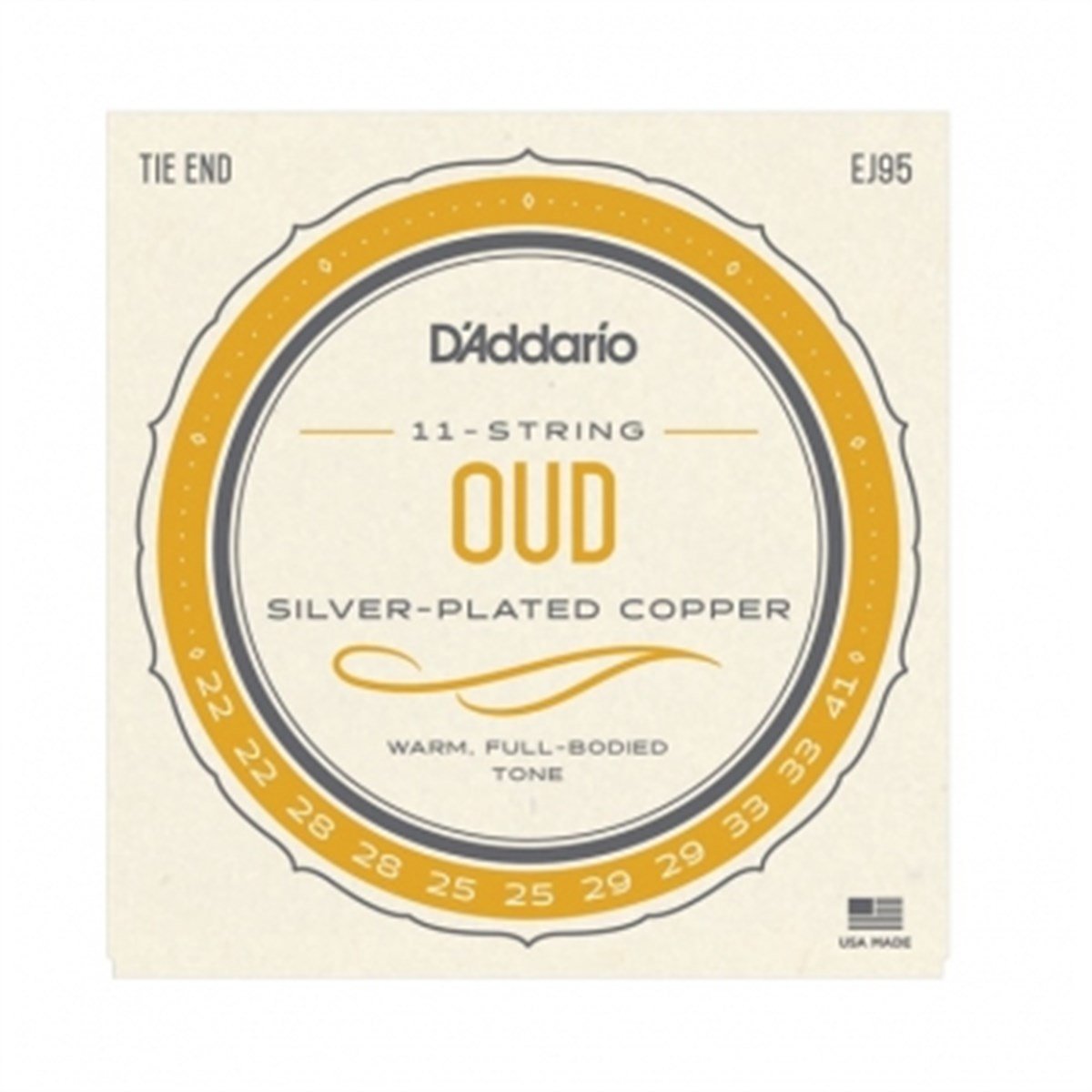 DADDARIO EJ95 UD TEL SETİ SİLVERPLATED WOUND