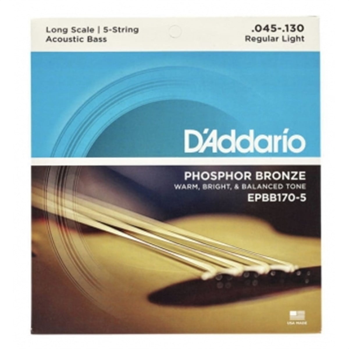 DADDARIO EPBB170-5 Akustik Gitar Teli 45-130