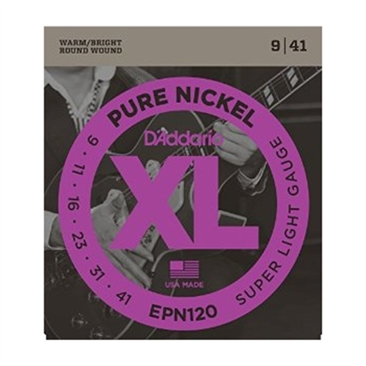 DADDARIO EPN120 ELEKTRO GİTAR TEL SETİ, XL, 9-41