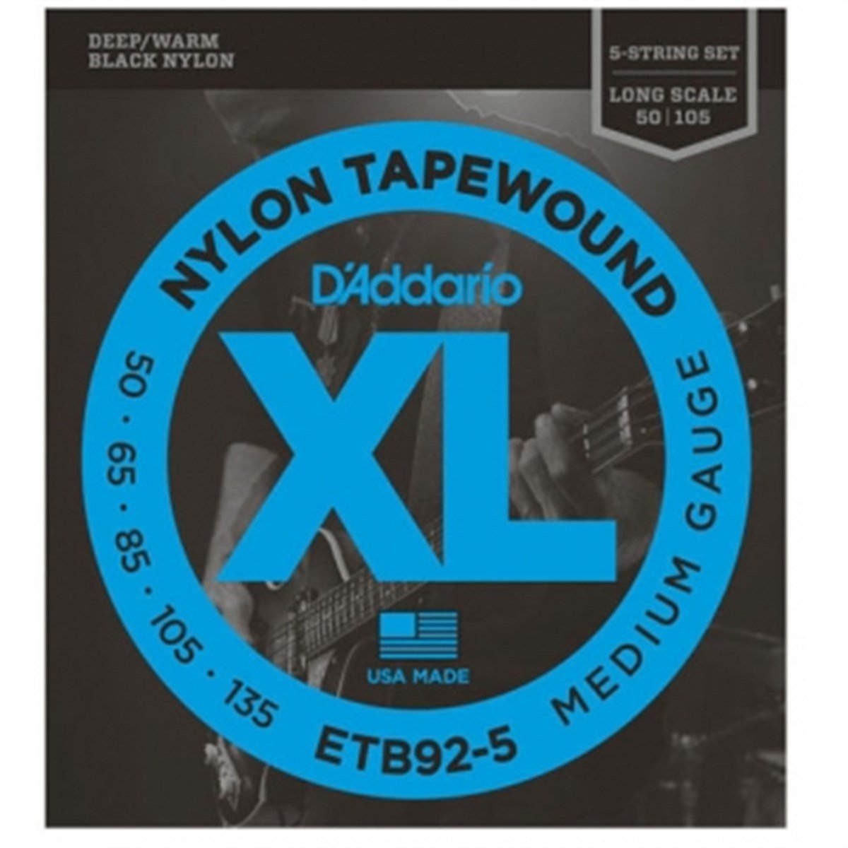 DADDARIO ETB92-5 BAS GİTAR TEL SETİ 50-135