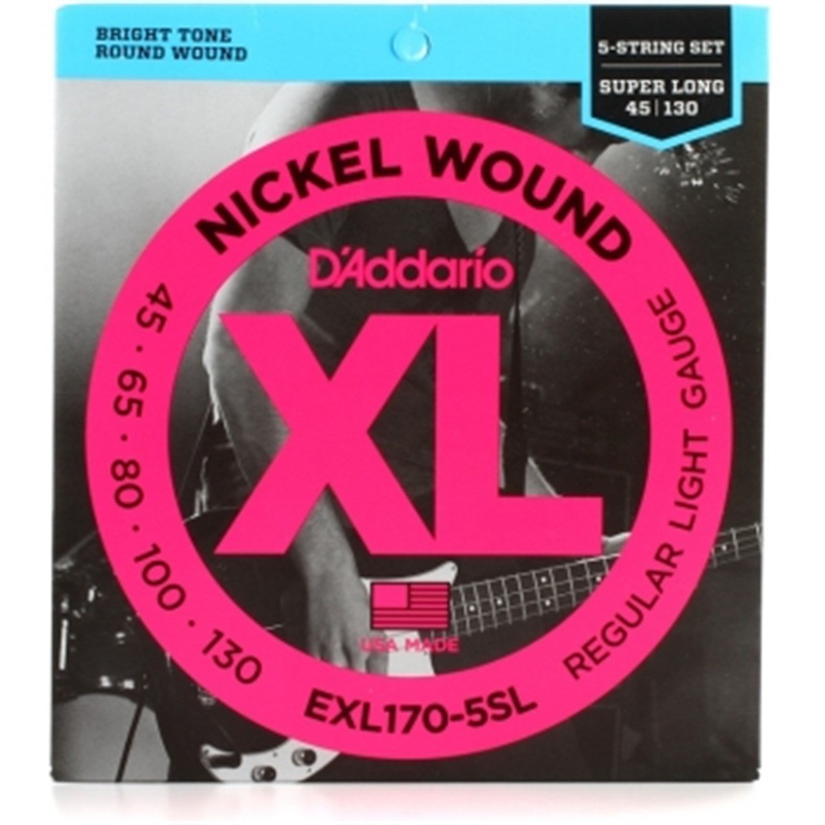 DADDARIO EXL170-5SL BAS GİTAR TEL SETİ 45-130