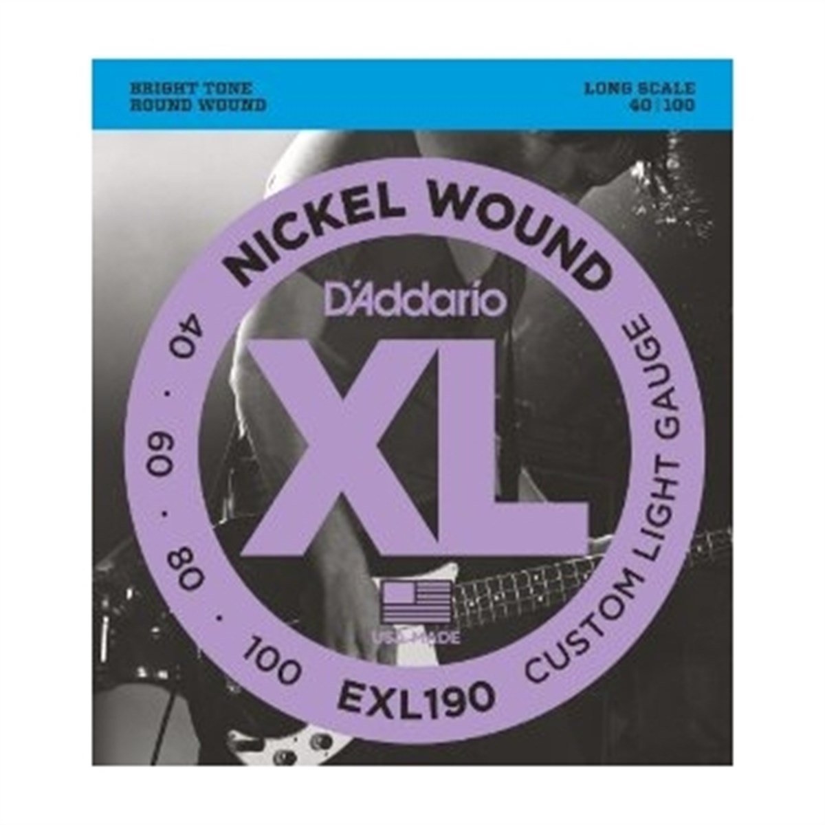 DADDARIO EXL190 BAS GİTAR TEL SETİ 40-100