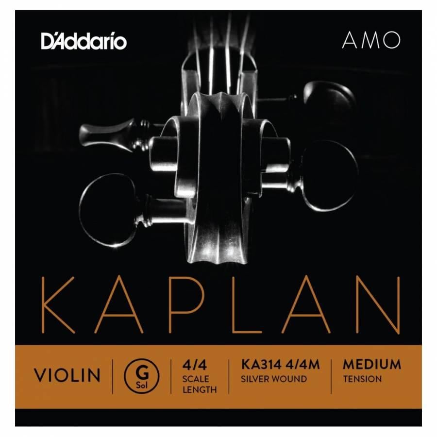 D'Addario KA314 4/4M Kaplan Amo Keman Teli (G)