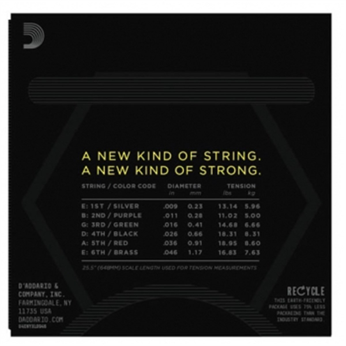 DADDARIO NYXL0946 ELEKTRO GİTAR TEL SETİ 9-46