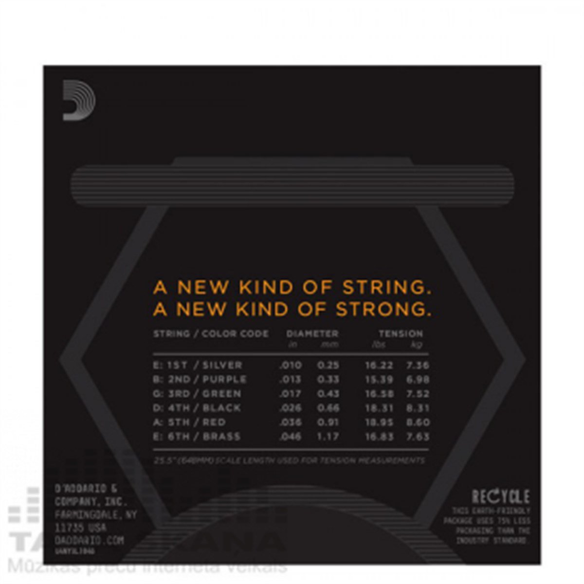 DADDARIO NYXL1046 ELEKTRO GİTAR TEL SETİ 10-46