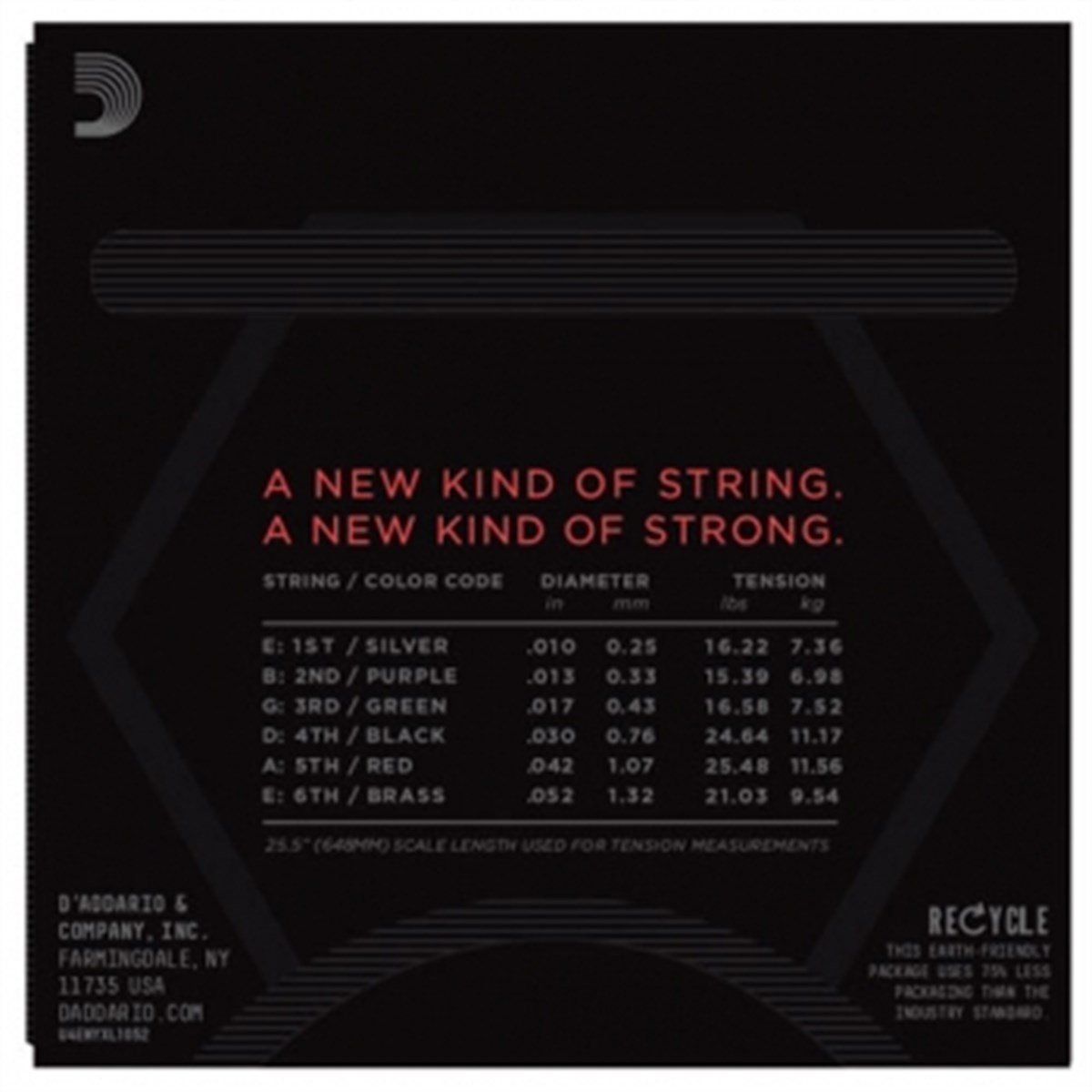 DADDARIO NYXL1052 ELEKTRO GİTAR TEL SETİ