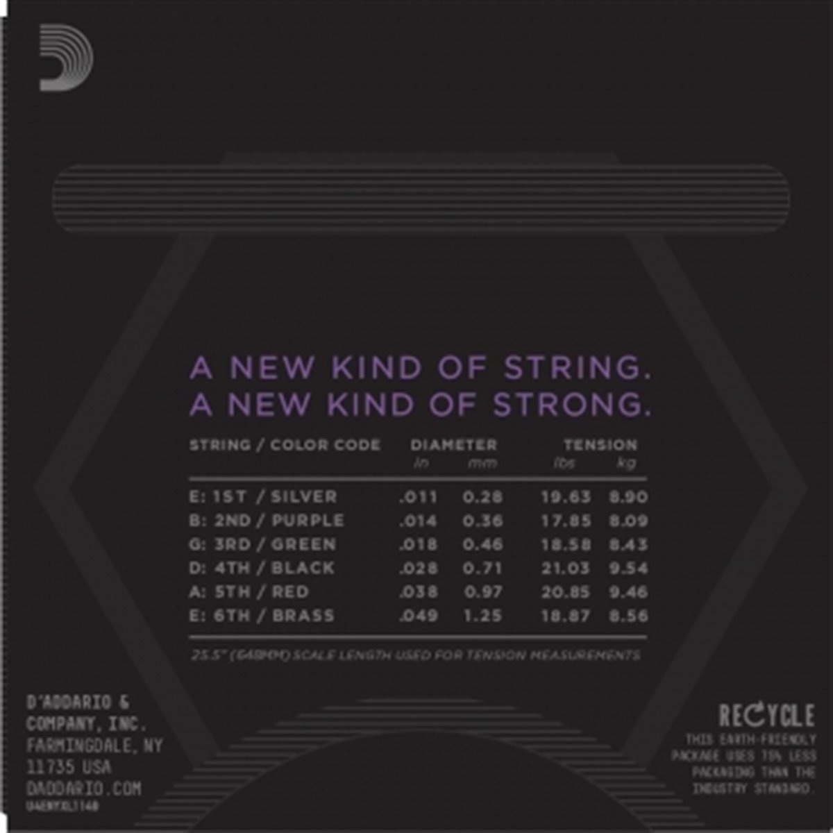 DADDARIO NYXL1149 ELEKTRO GİTAR TEL SETİ 11-49