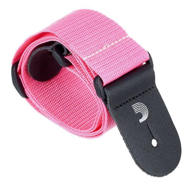 DAddario Polypropylene Straps Pembe - PWS106 Gitar Askısı
