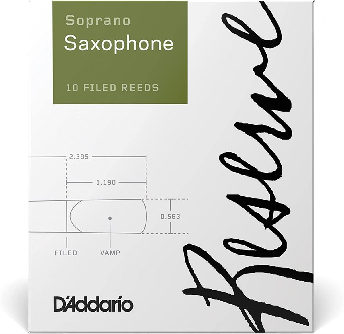 D'Addario Woodwinds Reserve DIR1020 Soprano Saksafon Kamışı No: 2