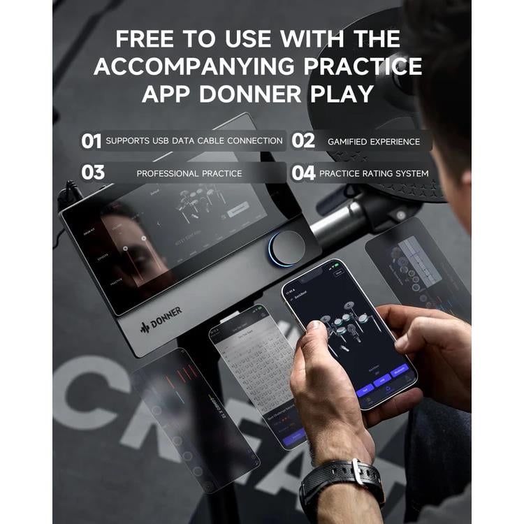 Donner Beat Elektro Davul