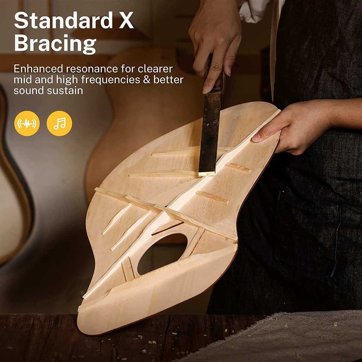 Donner DAG-1S Akustik Gitar Paketi