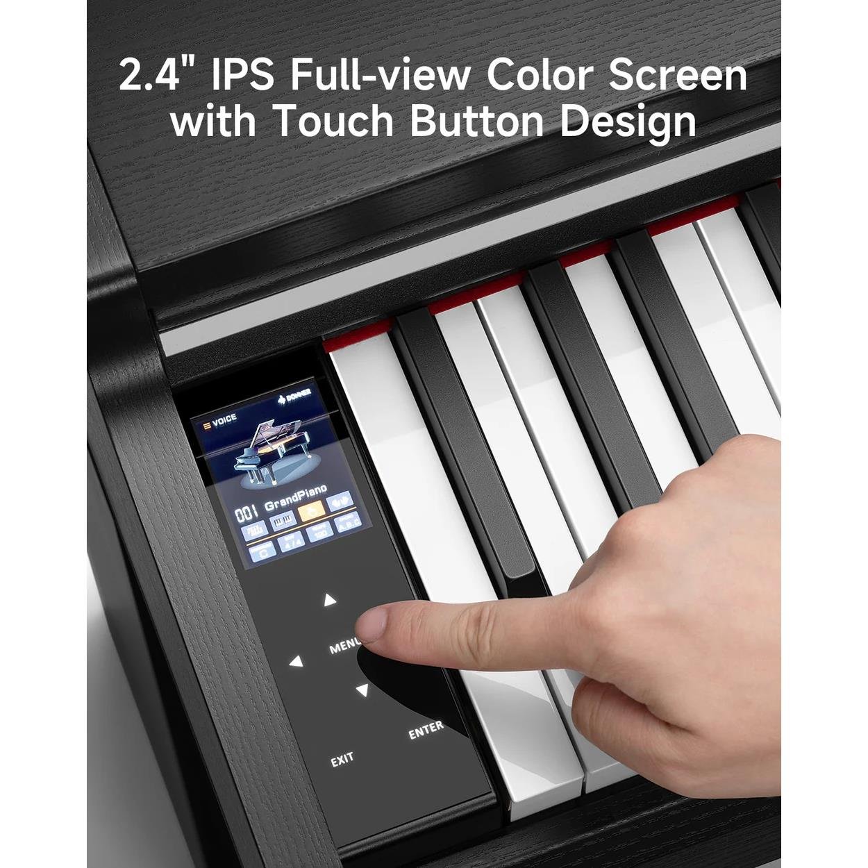 Donner DDP-200 Pro Dijital Piyano (Siyah)