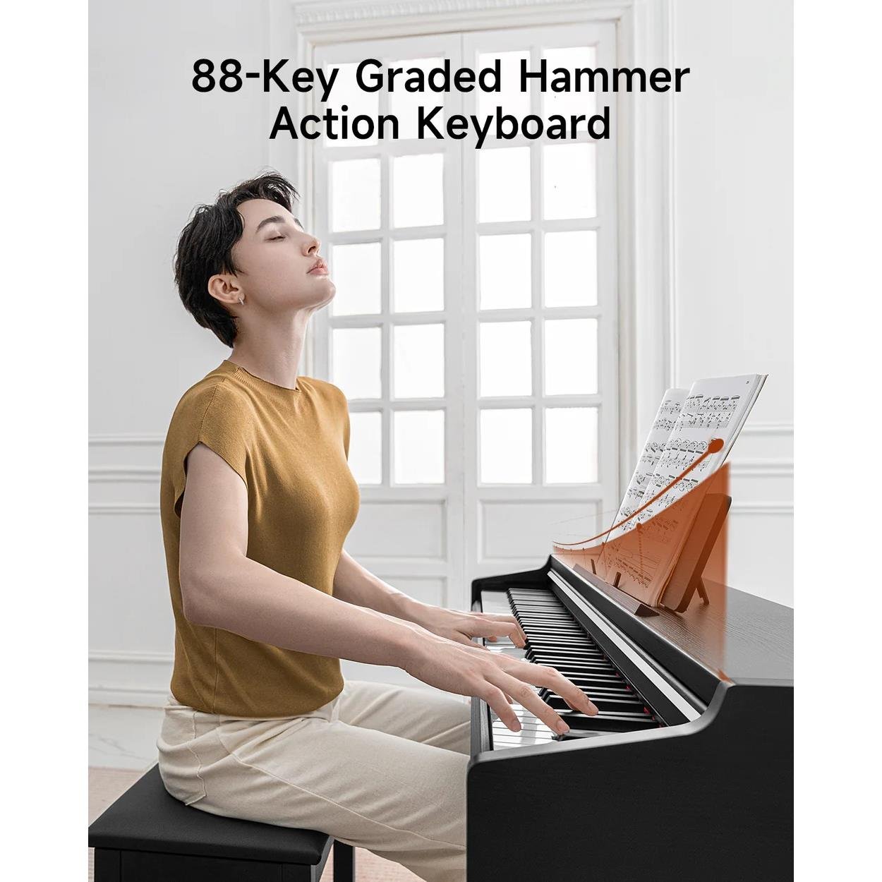 Donner DDP-200 Pro Dijital Piyano (Siyah)