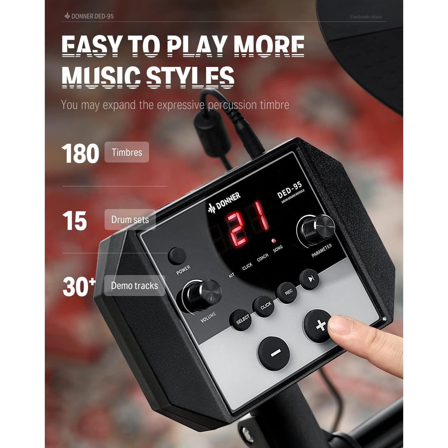 Donner DED-95 Elektro Davul