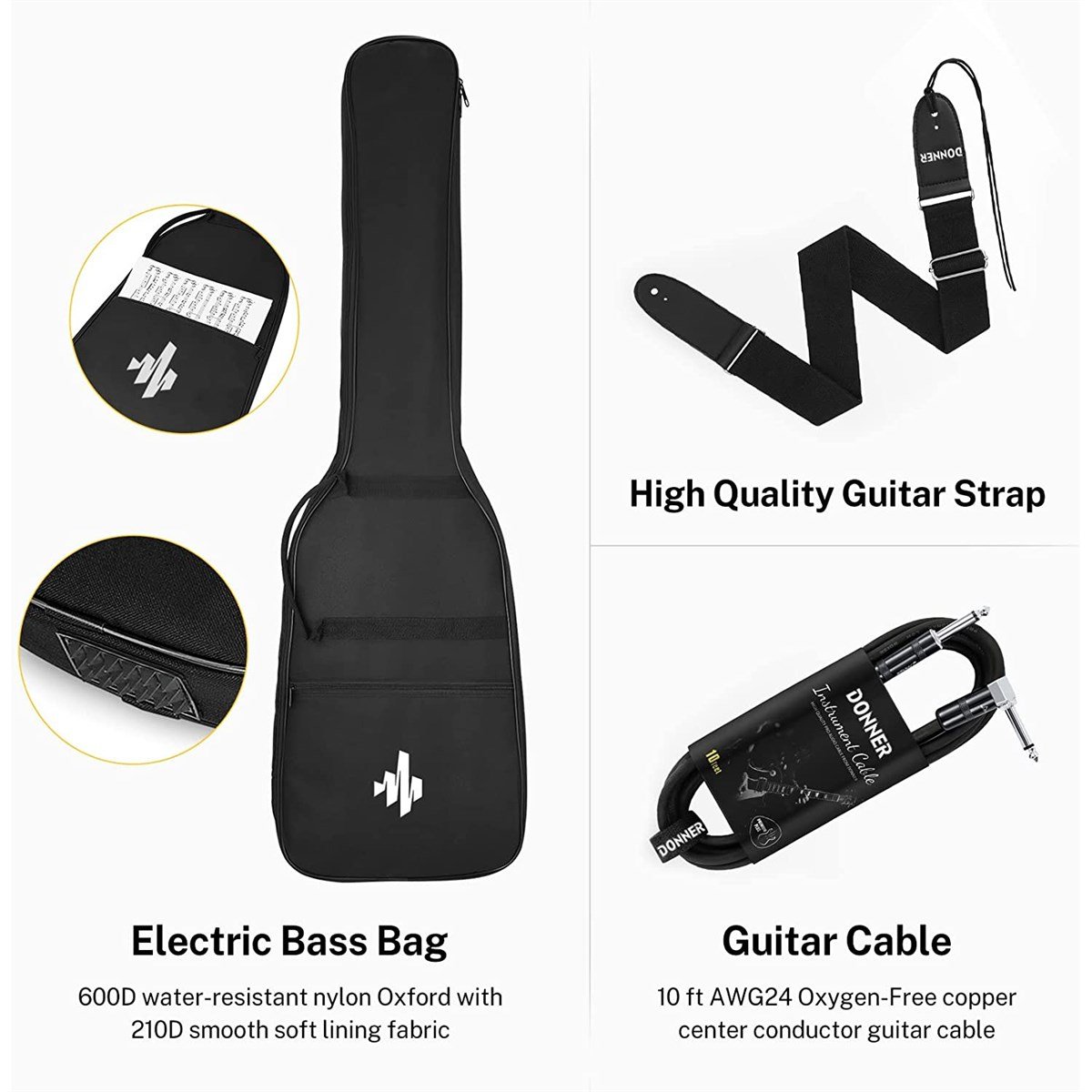 Donner Dpb-510S Bas Gitar Paketi